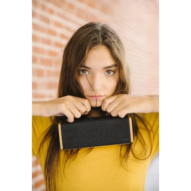 The House Of Marley Riddim Bluetooth-Lautsprecher mit Mikrofon, schwarz – Bild 10