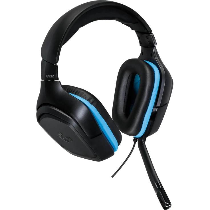 Logitech G432 Kabelgebundenes Gaming-Headset, 7.1 Surround Sound, DTS Headphone:X 2.0, 50 mm Treiber, Bügelmikrofon mit Flip-Stummschaltung, Ohrpolster mit Kunstleder, PC-Xbox Ons-PS4-Nintendo Switch – Bild 4