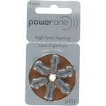 Varta Powerone p312 Hörgerätebatterie (Quecksilberfrei) 6 BATTERIEN