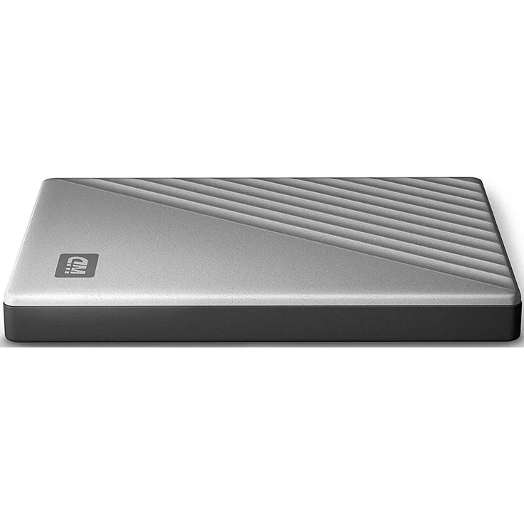 WD My Passport Ultra for Mac WDBKYJ0020BSL - Festplatte - verschlüsselt - 2 TB - extern (tragbar) - USB 3.0 (USB-C Steckverbinder) - 256-Bit-AES - Silber (WDBKYJ0020BSL-WESN) – Bild 5
