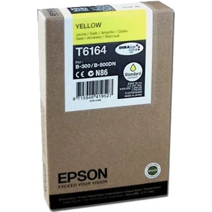 Epson T6164 Tintenpatrone, Singlepack, gelb – Bild 1