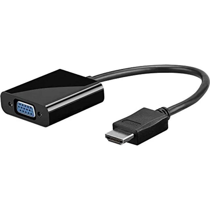 Wentronic goobay - Videokonverter - HDMI - VGA - Schwarz - bulk (68793)