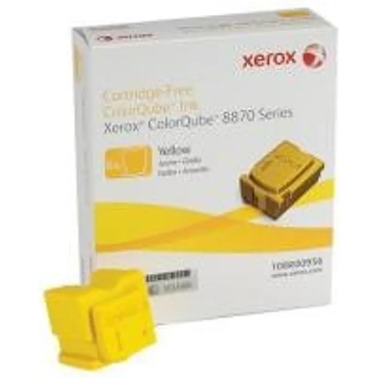 Xerox 108R00956 8870 ColorQube gelb Standardkapazität 6 x 2.883 Seiten 6er-Pack