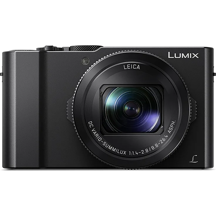 Panasonic DMC-LX15EG-K Lumix Premium Digitalkamera (20,1 Megapixel, Leica DC Vario Summilux Objektiv F1.4-2.8- 24-72mm, 4K Foto und Video mit Hybrid Kontrast AF) schwarz