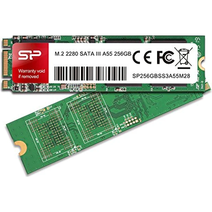 Silicon Power M.2 2280 A55 Half-slim 256 GB Serial ATA III SLC (SP256GBSS3A55M28) – Bild 1