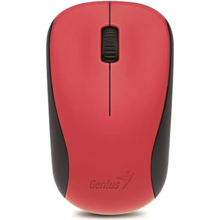 Genius NX-7000 Maus, 1200 dpi, 2,4 GHz, BlueEye Sensor, USB, rot – Bild 2