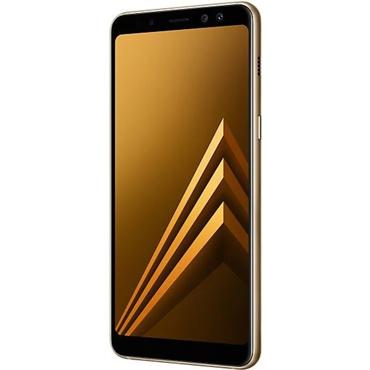 Samsung Galaxy A8 Pixel (2018) Smartphone 14,22cm Pixel (5,6 Zoll) Super-AMOLED-Display, 32GB interner Speicher, 4GB RAM, Dual-SIM, Android, Gold – Bild 4