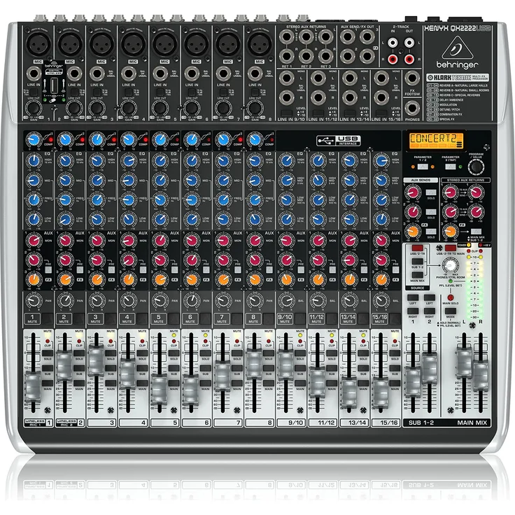 Behringer QX2222USB Xenyx 12 Kanal Mixer