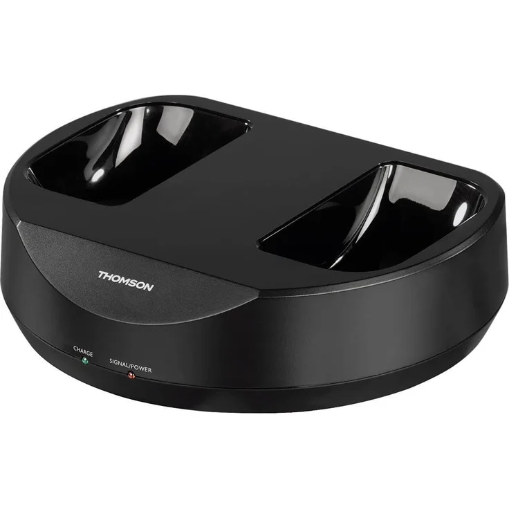Thomson Funkkopfhörer WHP3001BK mit Ladestation Over-Ear-Kopfhörer, schwarz – Bild 4