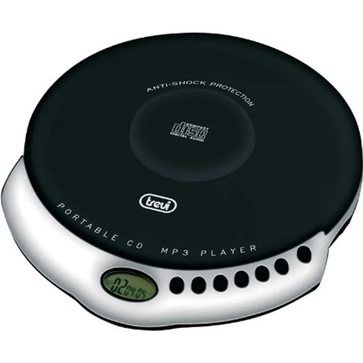 Trevi CMP 498 Personal CD Player Schwarz - CD-Player (LCD, 149 mm, 25 mm, 133 mm, Schwarz, AA)