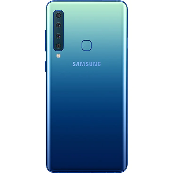 Samsung Galaxy A9 (2018) Smartphone 16cm (6,3 Zoll) AMOLED-Display, 128GB interner Speicher, 6GB RAM, Dual-SIM, Android 8.0, Lemonade Blue – Bild 2