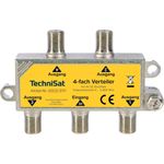 TechniSat 4-Wege-Verteiler Silber