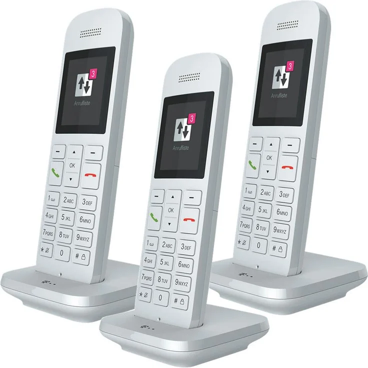 Telekom Speedphone 12 Trio weiß (Zusätzliches Mobilteil DECTfon) – Bild 1