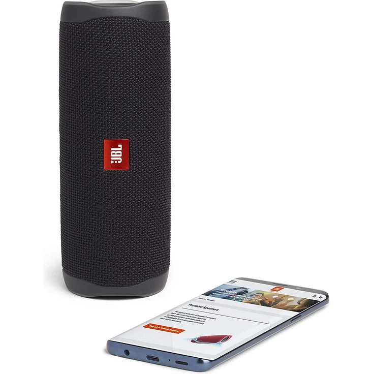JBL Flip 5 Bluetooth-Lautsprecher, wasserdicht, schwarz – Bild 4