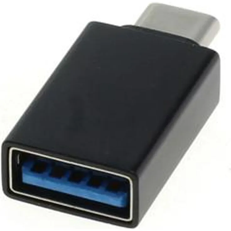OTB Adapter Slim USB Type C Stecker auf USB-A 3.0 Buchse, schwarz