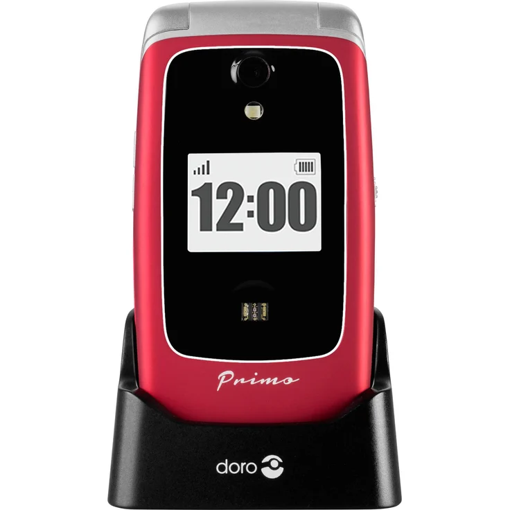 Primo 418 by Doro Seniorenhandy 7,11cm (2,8 Zoll) Display, Rot – Bild 1