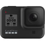 GoPro HERO8 Black - wasserdichte 4K Action-Cam (12 MP, 4K-Video (60 fps), Bildstabilisator/Autofokus, Hypersmooth 2.0, Gesichtserkennung/Live-Video/Sprachsteuerung, wasserdicht bis 10 m, GPS/WLAN/BT), schwarz