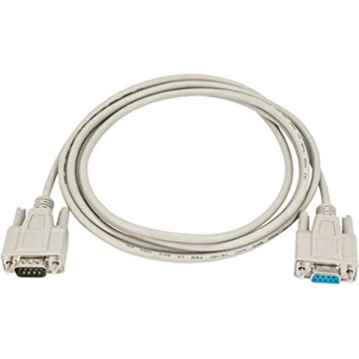 AKYGA AK-CO-01 RS-232 Kabel DB9 D-Sub 9 Polig Adapter Stecker auf Buchse 2 m