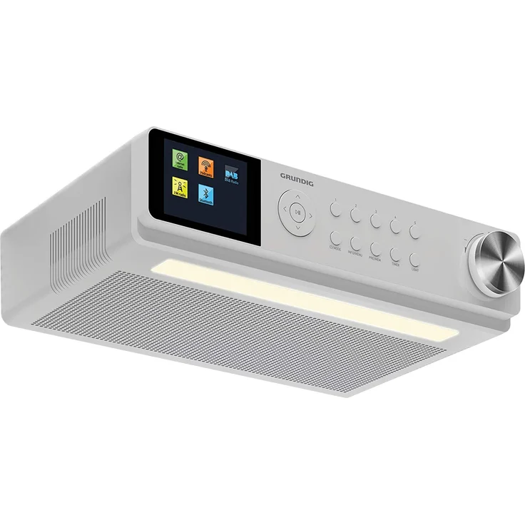 Grundig DKR 3000 BT Unterbauradio mit Bluetooth, WLAN, Wecker, TFT-Display, Wecker, geeignet für Küche, weiß – Bild 3