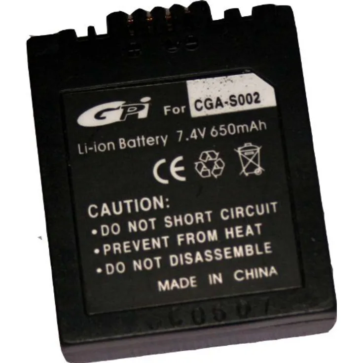 Bilora GPI 618 Li-Ion Akku für Panasonic CGA-S 002