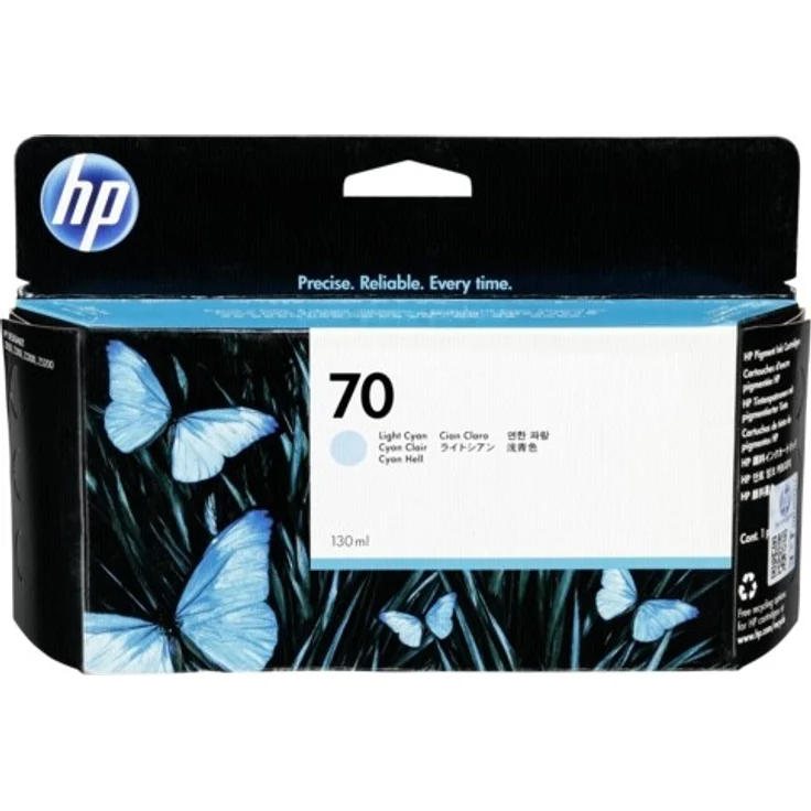 HP 70 Cyan hell Original Tintenpatrone, 130 ml – Bild 1