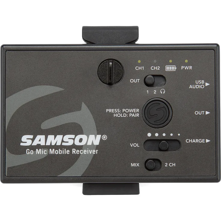 Samson SWGMMR Go Mic Mobiler Empfänger Kabelloses Mikrofonsystem