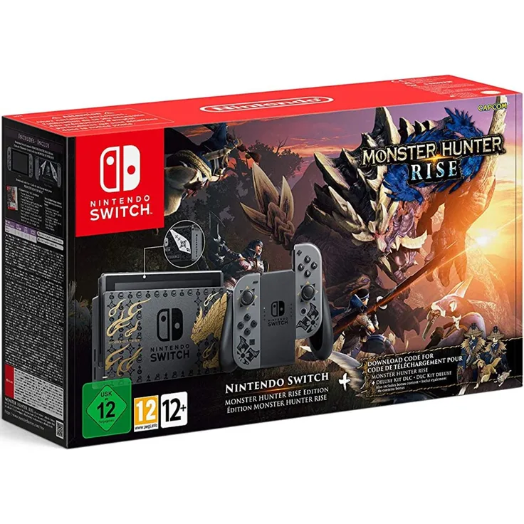 Nintendo Switch V2 Monster Hunter Rise Edition 32GB inkl. Monster Hunter Rise