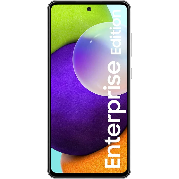 Samsung Galaxy A52 Enterprise Edition Smartphone 16,5cm (6,5 Zoll) SAMOLED-Display, 128GB interner Speicher, 6GB RAM, Dual-SIM, Android 11, Awesome Black – Bild 2