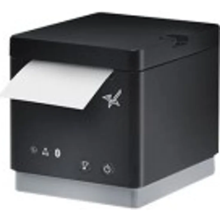 Star Micronics mC-Print2 MCP21 LB BK E+U Belegdrucker Thermopapier Rolle 5,8 cm 203 dpi bis zu 100 mm pro Sek. USB LAN Bluetooth USB-Host Lightning automatisches Schneiden Schwarz (39653190)
