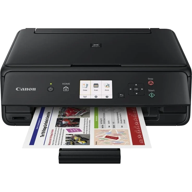 Canon PIXMA TS5050 (3-in-1) Multifunktionsdrucker - (Tintenstrahl) Farbe, Druckgeschwindigkeit: 12,6 s/w, 9 Farbe, Auflösung: 4800 x 1200, USB, WLAN, AirPrint, Mobile Print, Wi-Fi Direct, Cloud Print (1367C006) – Bild 2