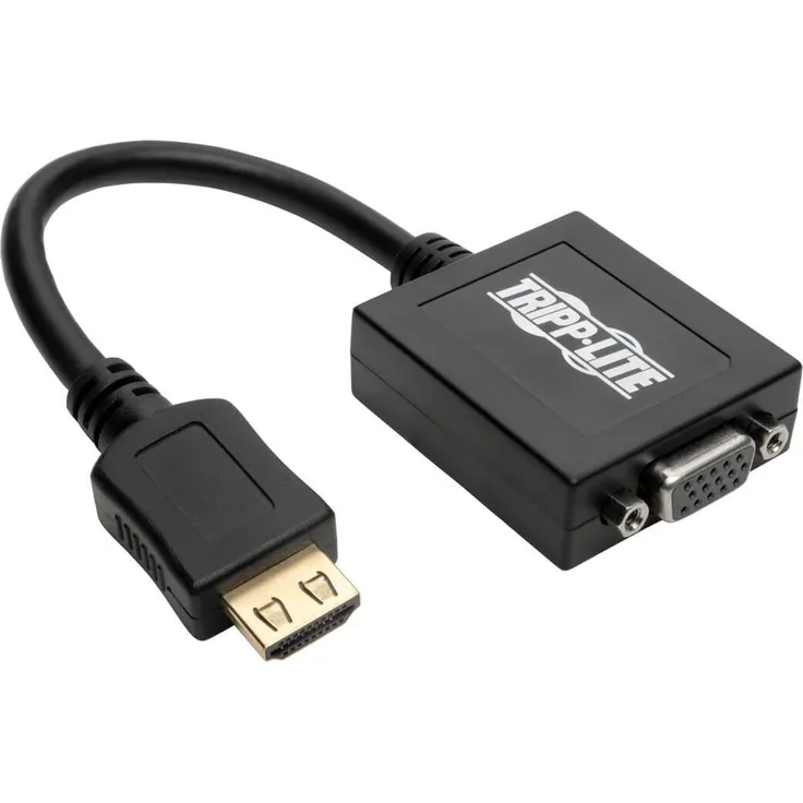 Tripp Lite P131-06N HDMI zu VGA mit Audiokonverter-Kabeladapter für Ultrabook-Laptop-Desktop PC, 1920 x 1200 (1080p), 15 cm