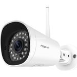 Foscam FI9902P - Full HD Outdoor IP-WLAN Überwachungskamera mit Nachtsichtfunktion + Fernzugriff I 2-Way-Audio-Sytem IP-Kamera mit 2 MP I P2P Kamera mit Bewegungserkennung + microSD-Kartenslot