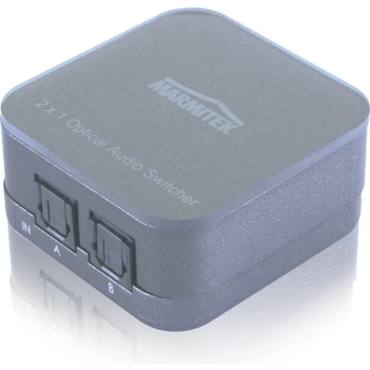 Marmitek Connect TS21 - Kabelsplitter - 100-240V AC @ 50-60Hz - Toslink - 46 mm - 46 mm - 24 mm (08202)