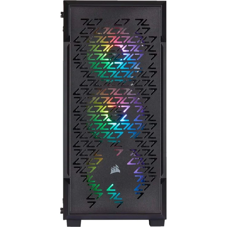 Corsair iCUE 220T RGB Airflow Gehärtetes Glas Mid-Tower ATX Smartes Gaming Gehäuse, schwarz – Bild 2