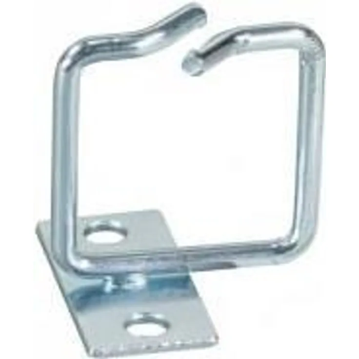 EFB I-CASE RING-SLIM44 Kabelführungsbügel 40x40mm mit versetzter Montageplatte, Silber