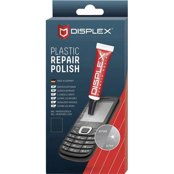 Displex PLASTIC Repair Polish Kratzer Entferner für Handy Display