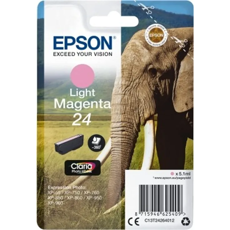 Epson C13T24264012 5.1ml 360Seiten Helle Magenta Tintenpatrone