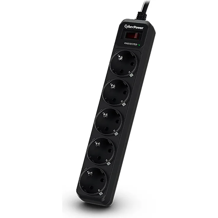 CyberPower Essential Series B0520SC0-DE - Überspannungsschutz - AC 200-250 V - Ausgangsanschlüsse: 5 (B0520SC0-DE)