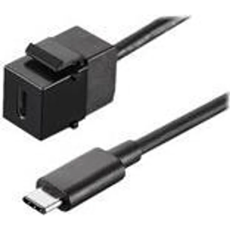 Bachmann USB 3,1 Type C Keystone Module - Modulare Eingabe - USB Typ C - Schwarz (917.121)