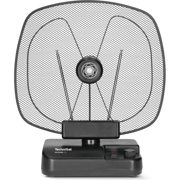 TechniSat Digitenne TT2 ausrichtbare Zimmerantenne (36 dB Vollband Verstärker-Antenne mit LTE4-Filter für den Empfang von DVB-T--T2, DAB+ und UKW Signalen), schwarz – Bild 2