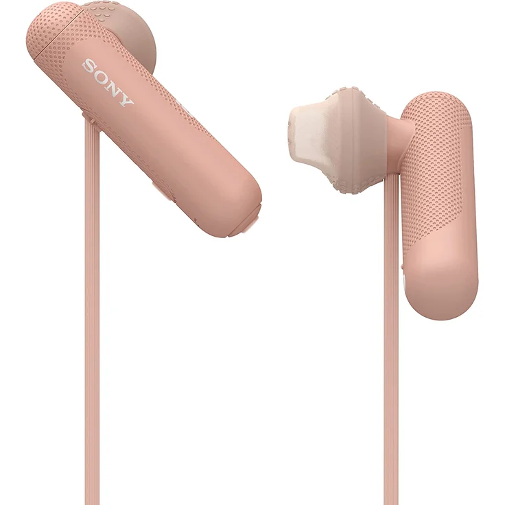 Sony WI-SP500 In-Ear Kopfhörer, mit Bluetooth, Mikrofon, geeignet für Sport, spritzwassergeschützt, pink – Bild 3