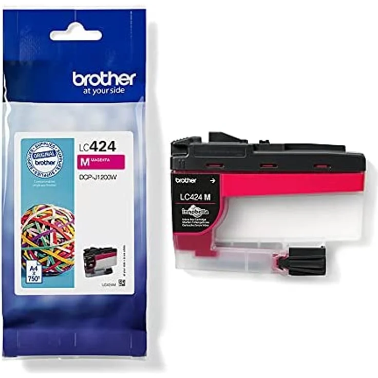 Brother Tintenpatrone LC-424M Magenta (ca. 750 Seiten) – Bild 1