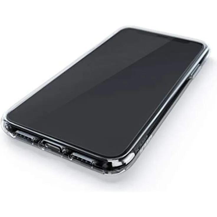 KMP CREATIVE LIFESTYLE PRODUCTS. Handyhülle für iPhone XS - Hochglanz - Schutzhülle - Transparent & Dünn - Clear Case Stoßfest TPU