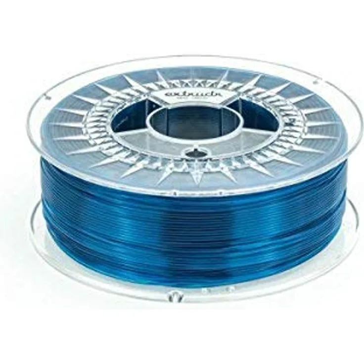 Extrudr 3D-Filament PETG transparent blue 1.75mm 1100g Spule