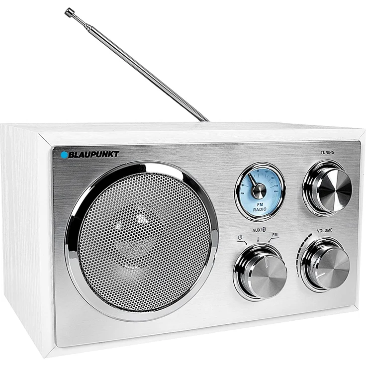 Blaupunkt RXN 180 (Vers. 2018) weiß UKW Küchenradio mit Analog-Tuner, Teleskop-Antenne mit Netzkabel – Bild 1