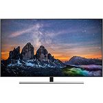 Samsung GQ55Q80TGT 138 cm (55 Zoll) QLED-Technologie (Ultra HD, HDR) HD-Triple-Tuner (Sat, Antenne, Kabel) Modelljahr 2020 Energieklasse G