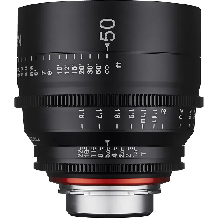 Rokinon XEEN XN50-T1.5 Professional Cine Objektiv für Canon EF, Sony FE, schwarz