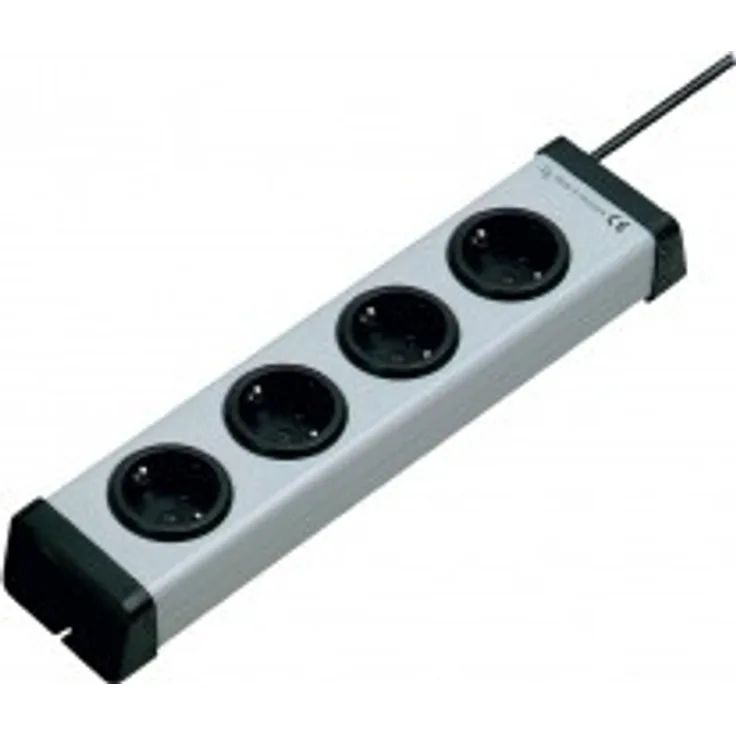 EHMANN 0200x00042301 Steckdosenleiste Universal 4-Fach, 1,5 m Zuleitung