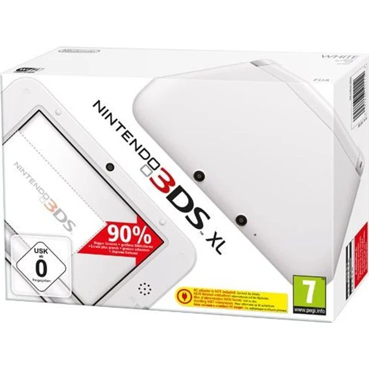 Nintendo 3DS XL Weiß 256MB & 4GB Speicherkarte – Bild 1