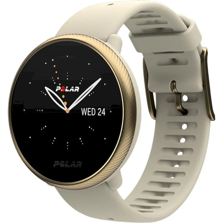 Polar IGNITE 2 GPS Fitness-Tracker Unisex, Einheitsgröße, Edelstahlgehäuse, Gold Champagne (90085185) – Bild 1